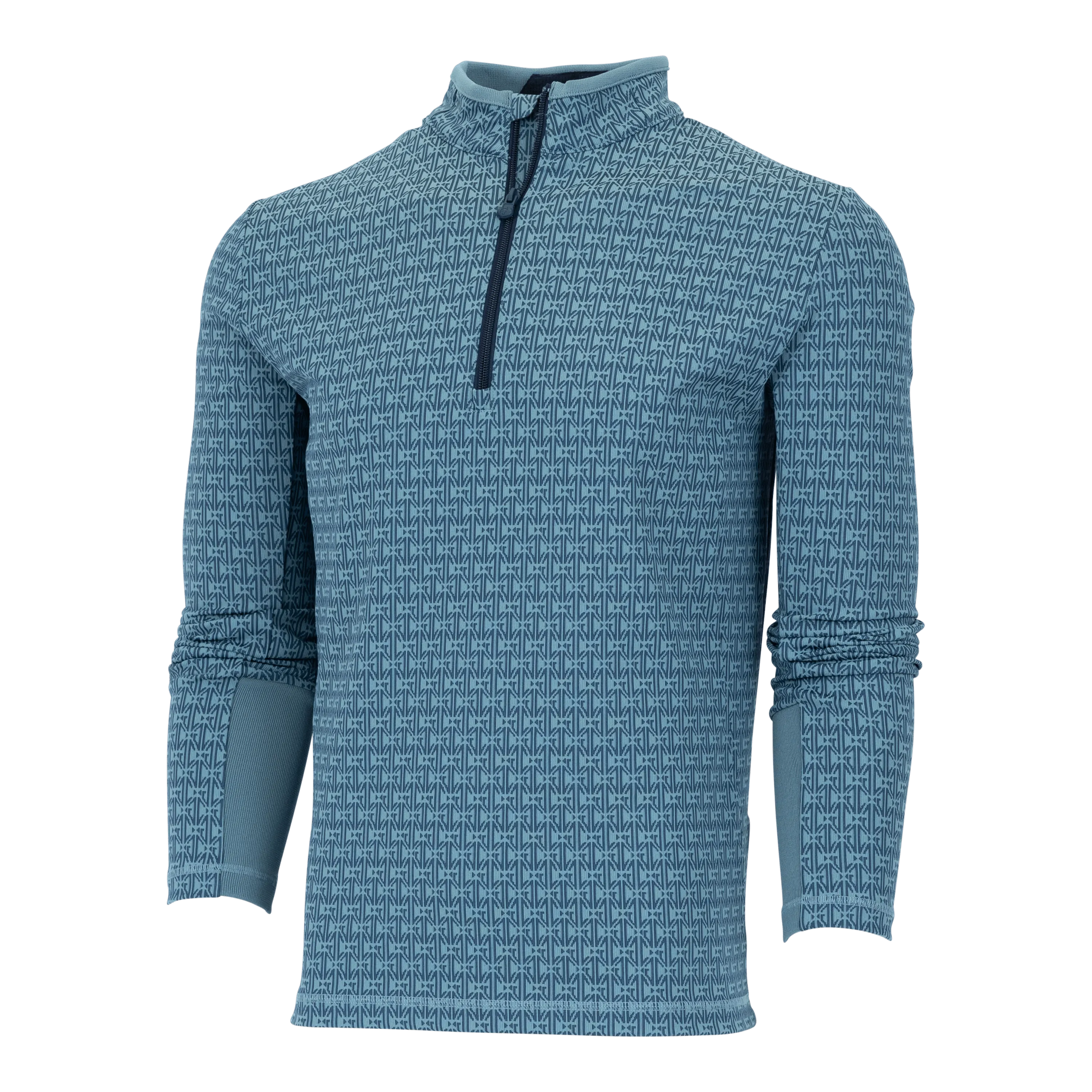 Monogram Jacquard Quarter-Zip