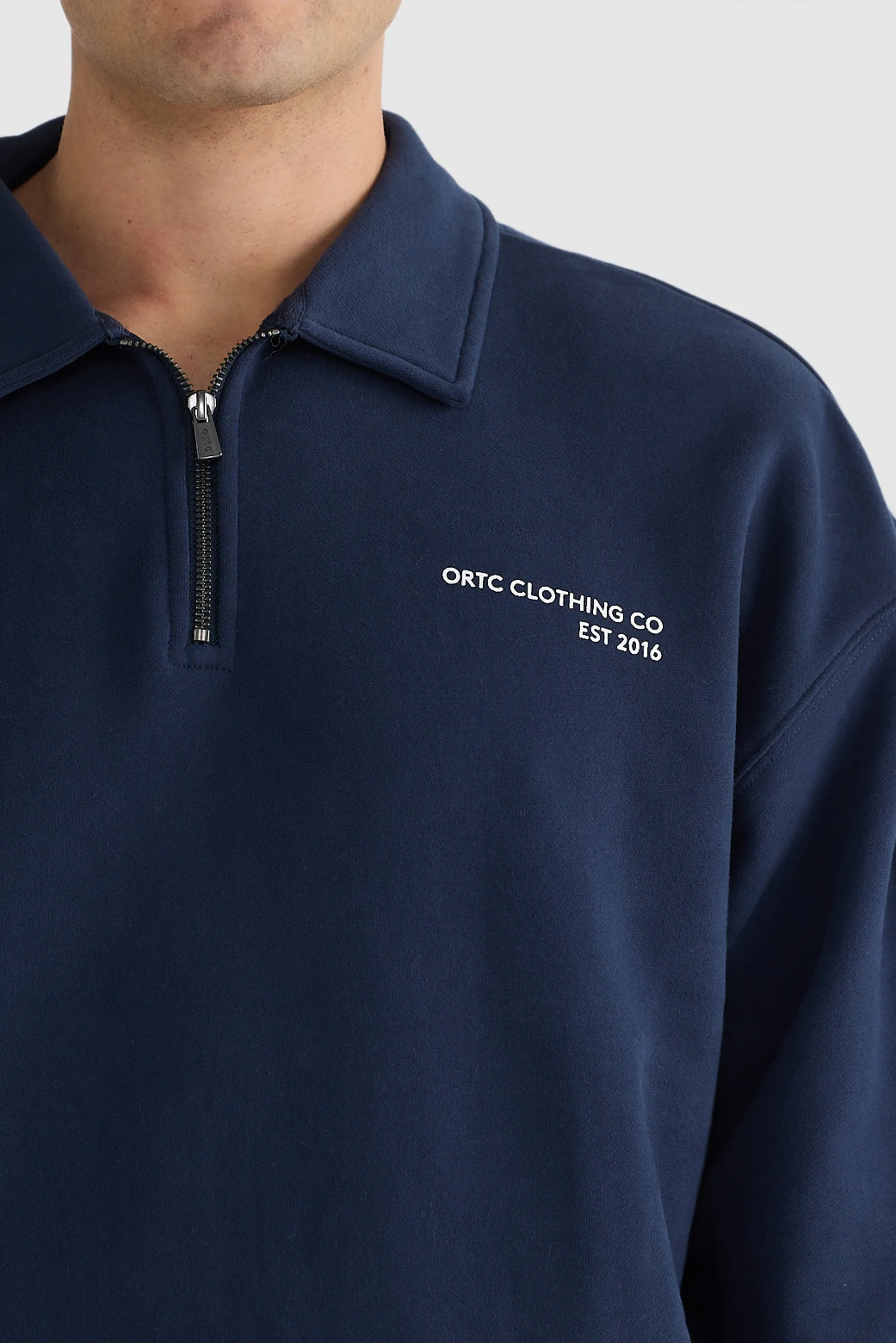 Oliver Quarter Zip Navy