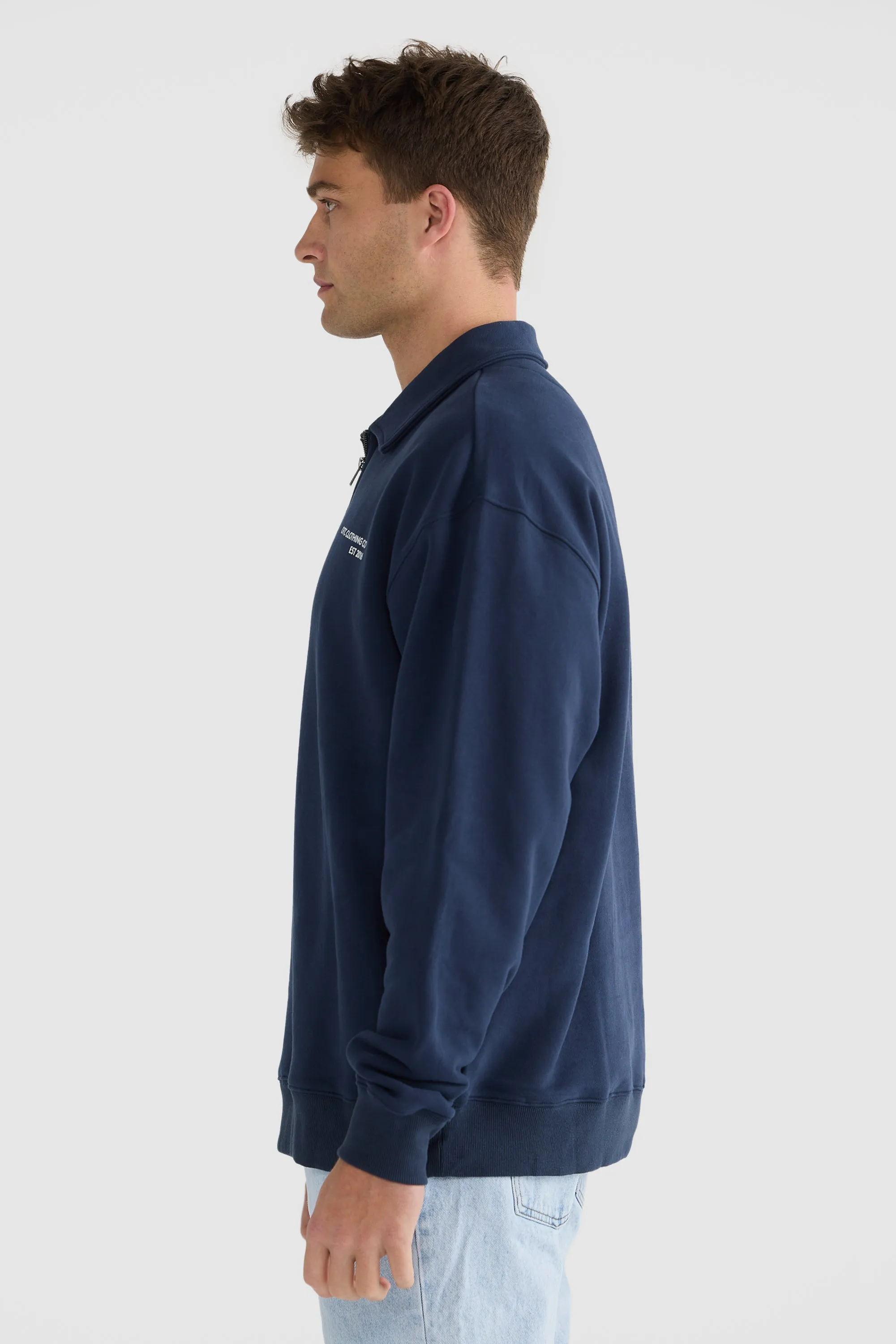 Oliver Quarter Zip Navy