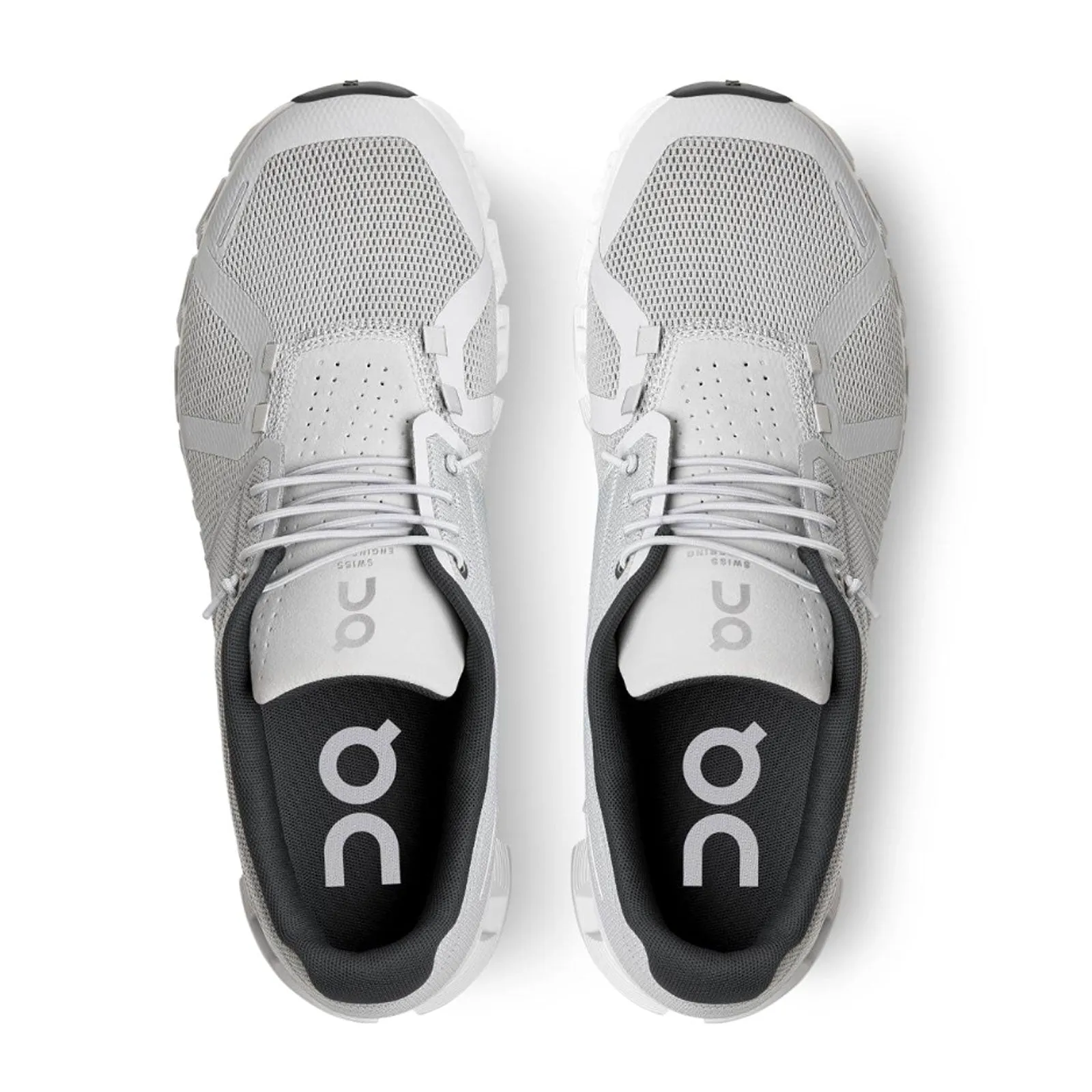 On Running Cloud 5 Running Shoe (Men) - Glacier/White