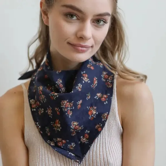 Patterned Cotton Scarf