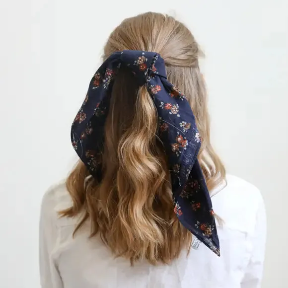 Patterned Cotton Scarf