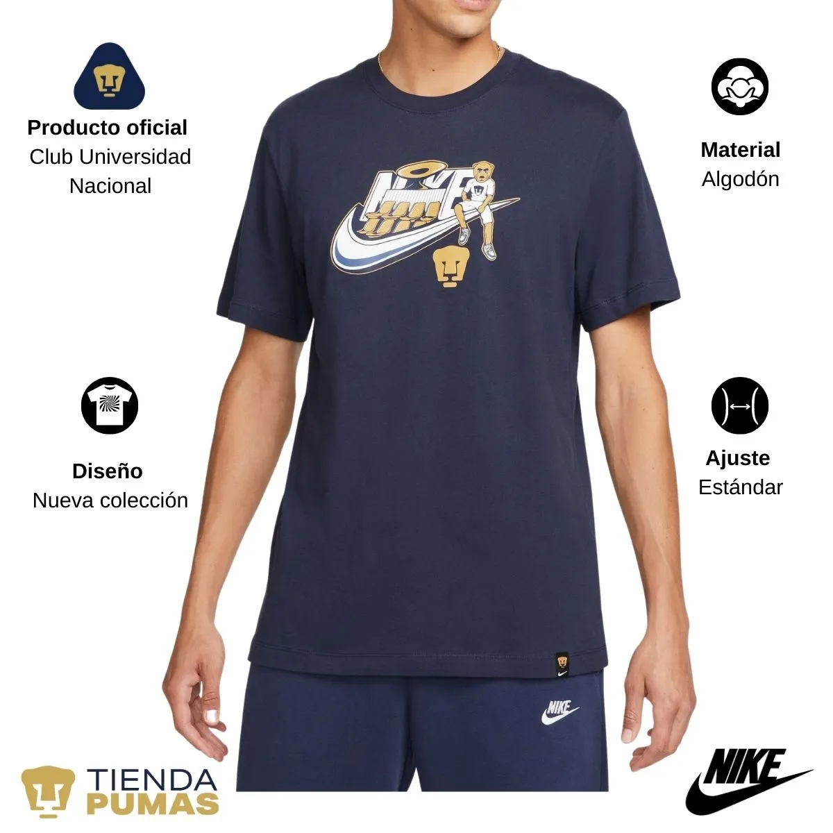 Playera Hombre Nike Pumas UNAM