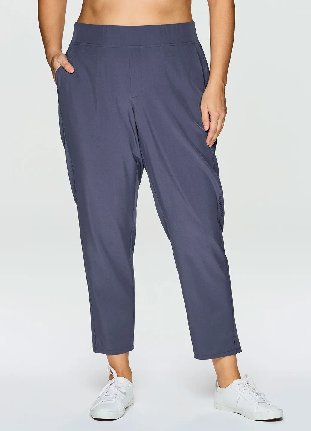 Plus Everyday Ribbed Ankle Pant