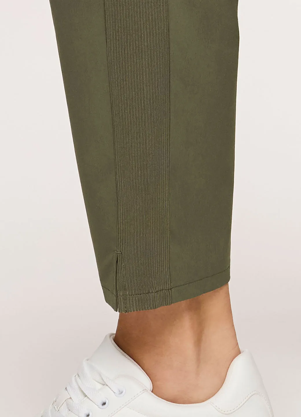 Plus Everyday Ribbed Ankle Pant