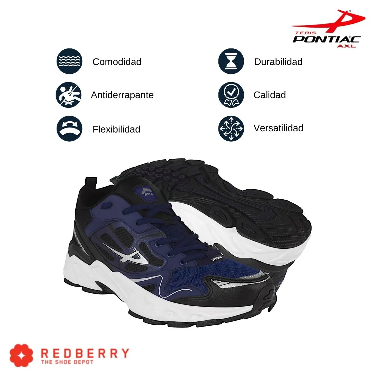 Pontiac Tenis Running Correr Hiking Hombre