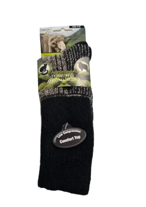 Possum Merino Low Compression Boot Socks