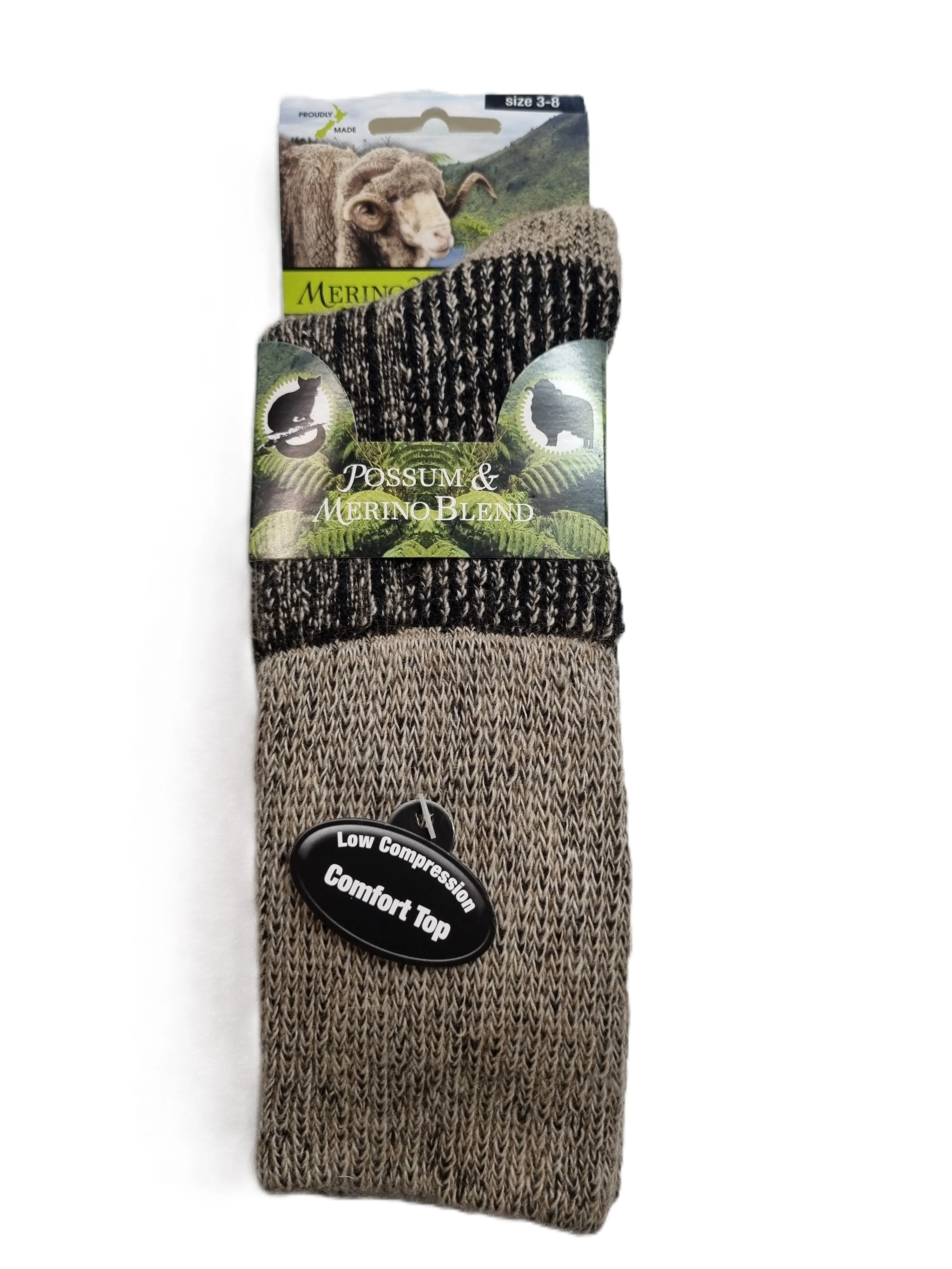 Possum Merino Low Compression Boot Socks