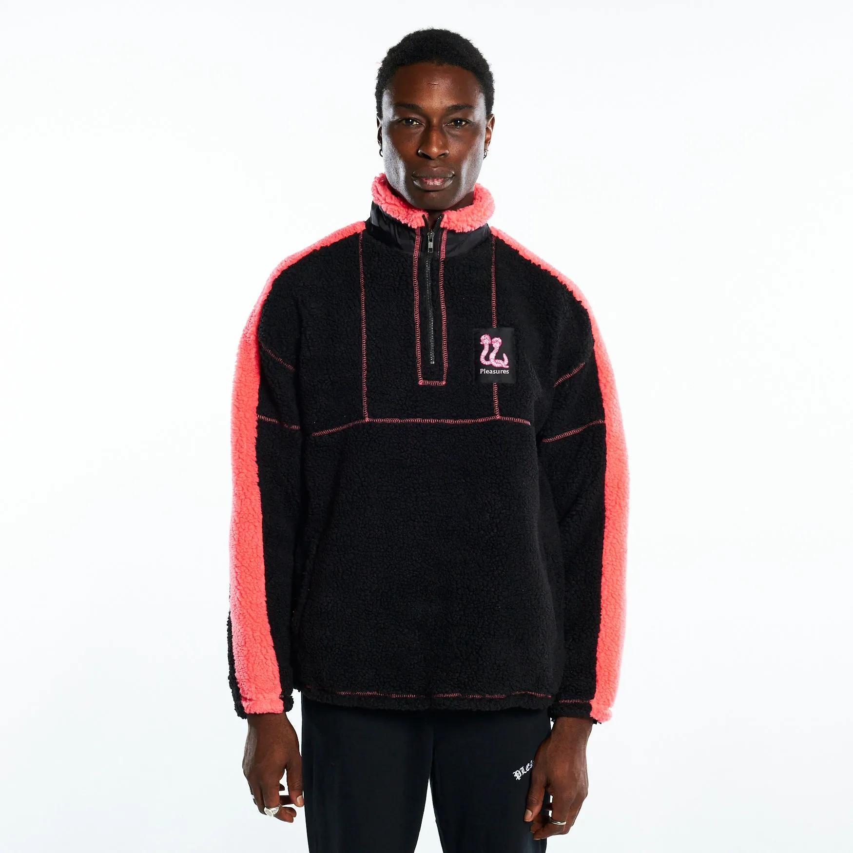 REWIND QUARTER ZIP (Black)