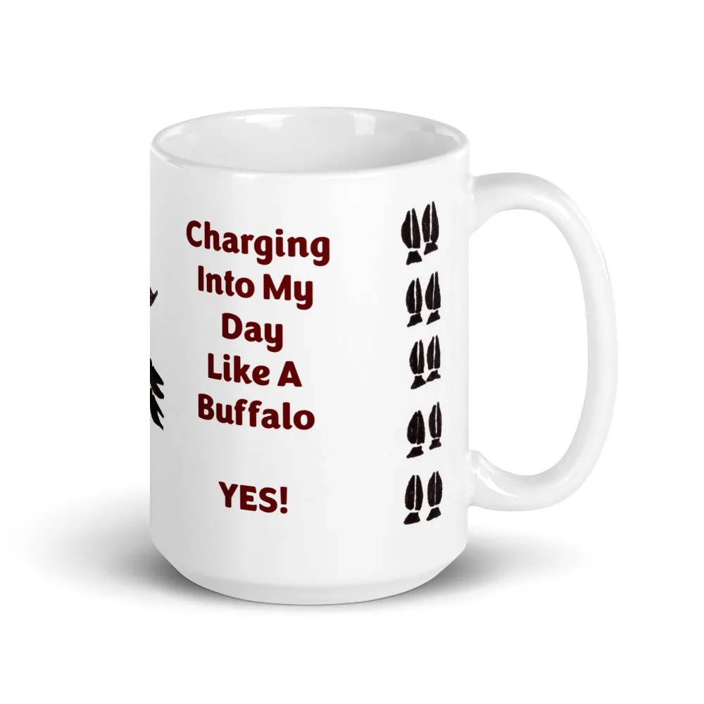 Running Buffalo Mug