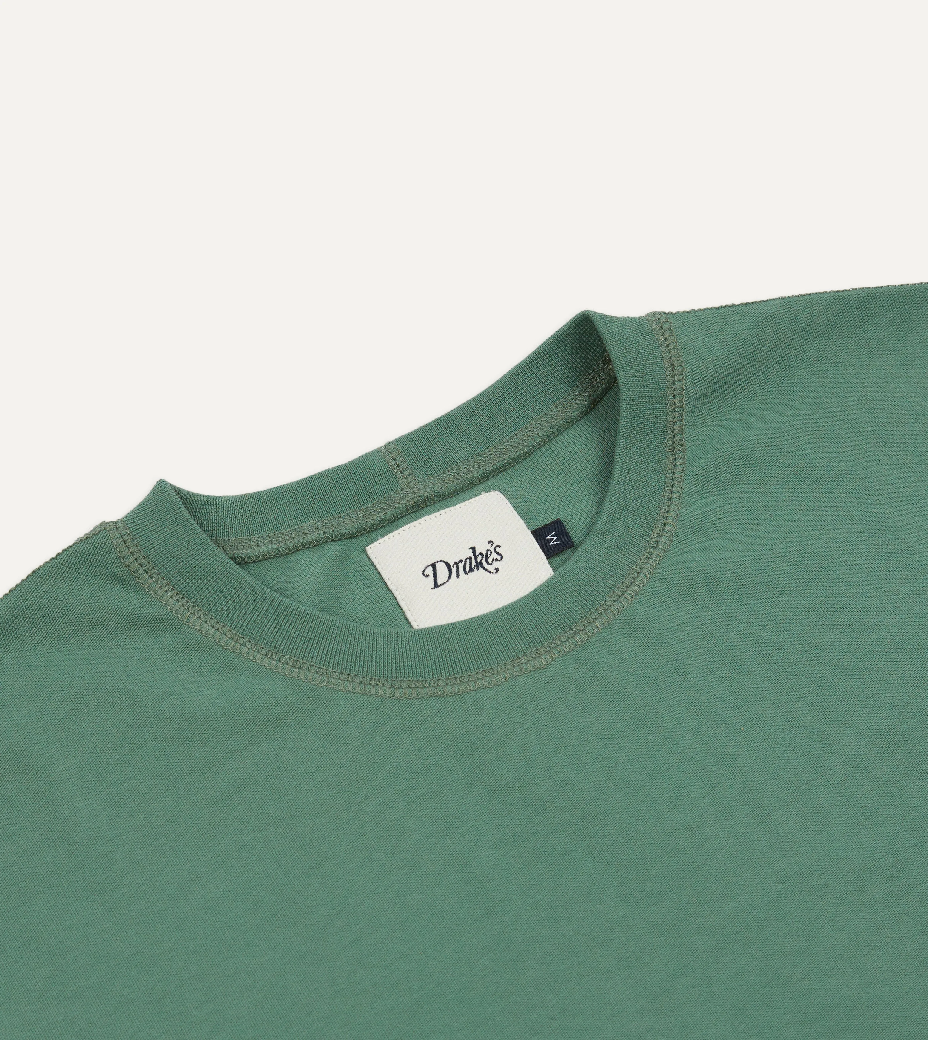 Sage Green Cotton Crew Neck Hiking T-Shirt