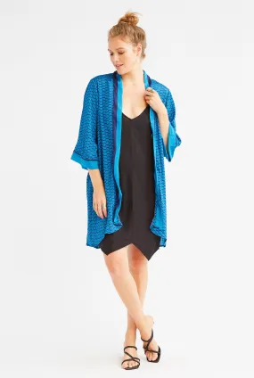 Silk Coastal Kimono