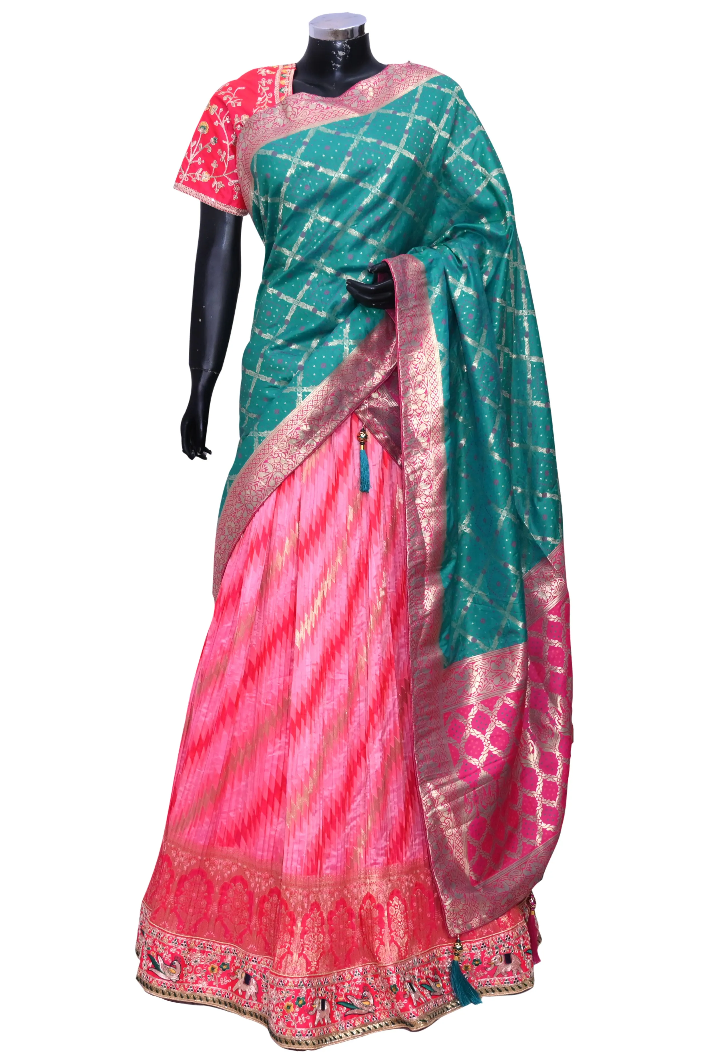 Silk lengha #gdn90746-701