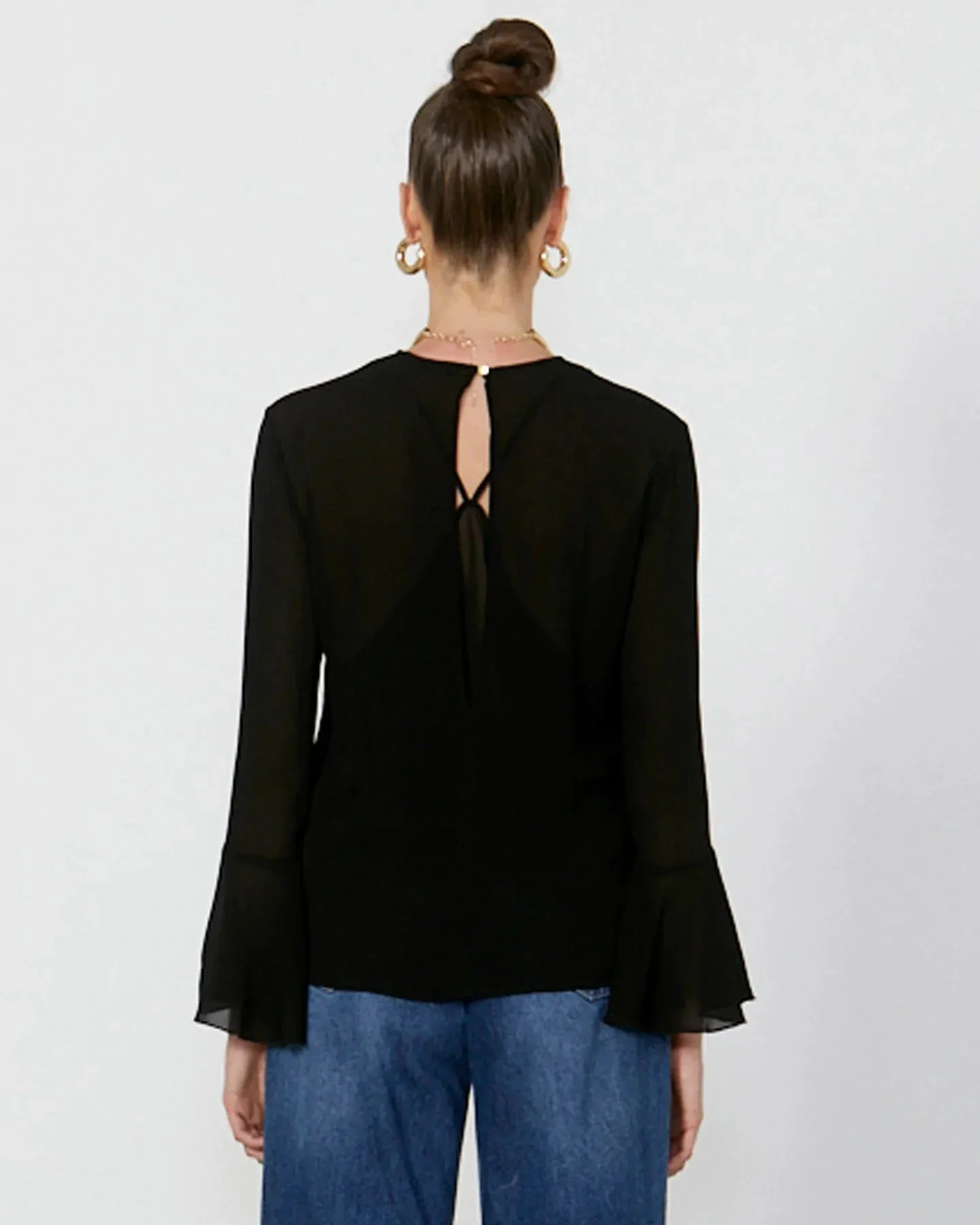 Silk Nightlife Top Black