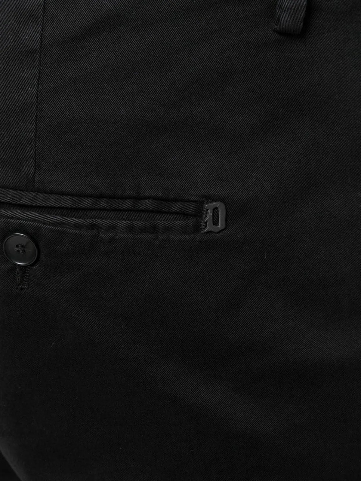 straight-leg cotton chinos