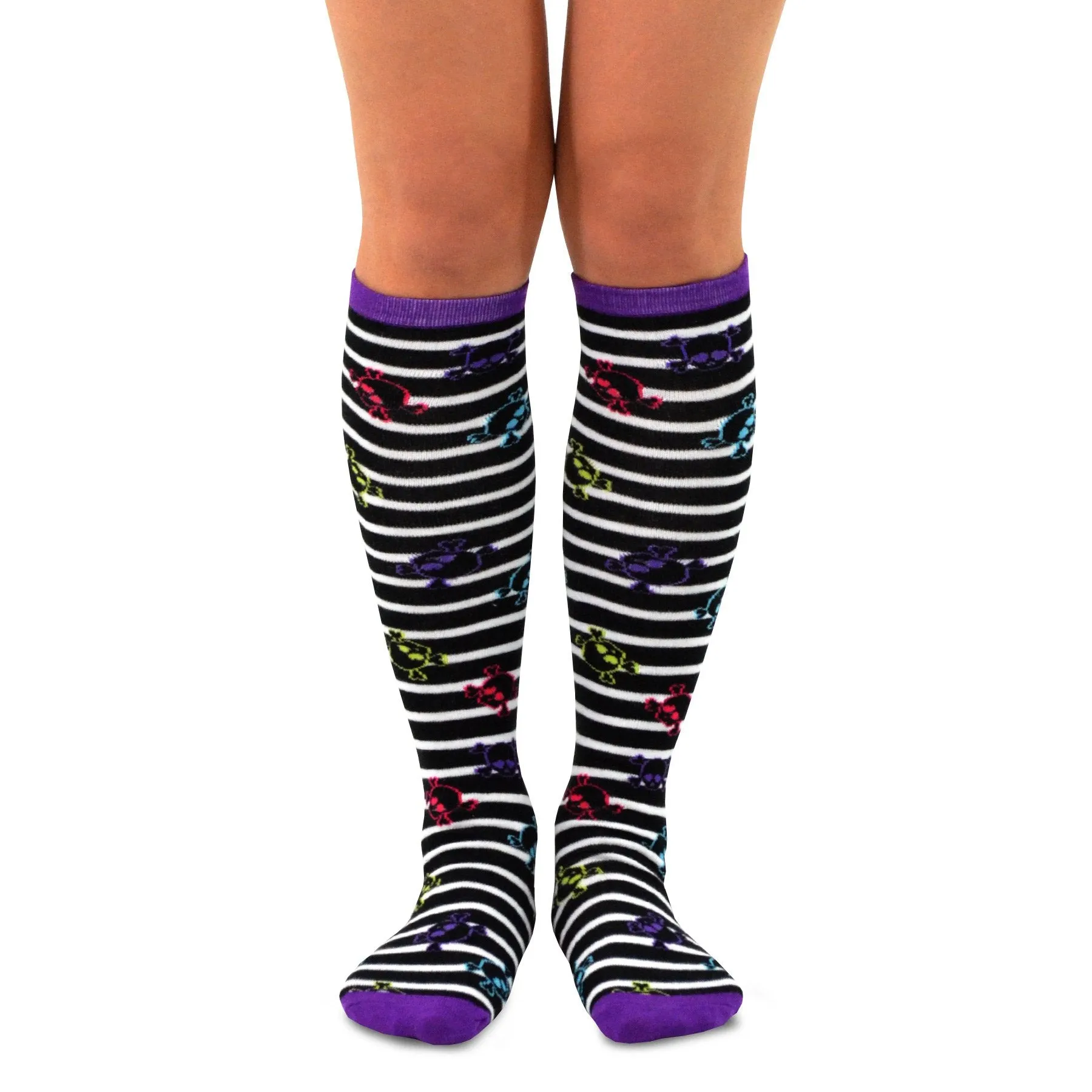 TeeHee Socks Women's Halloween Knee High 9-Pack Gift Box (12141)