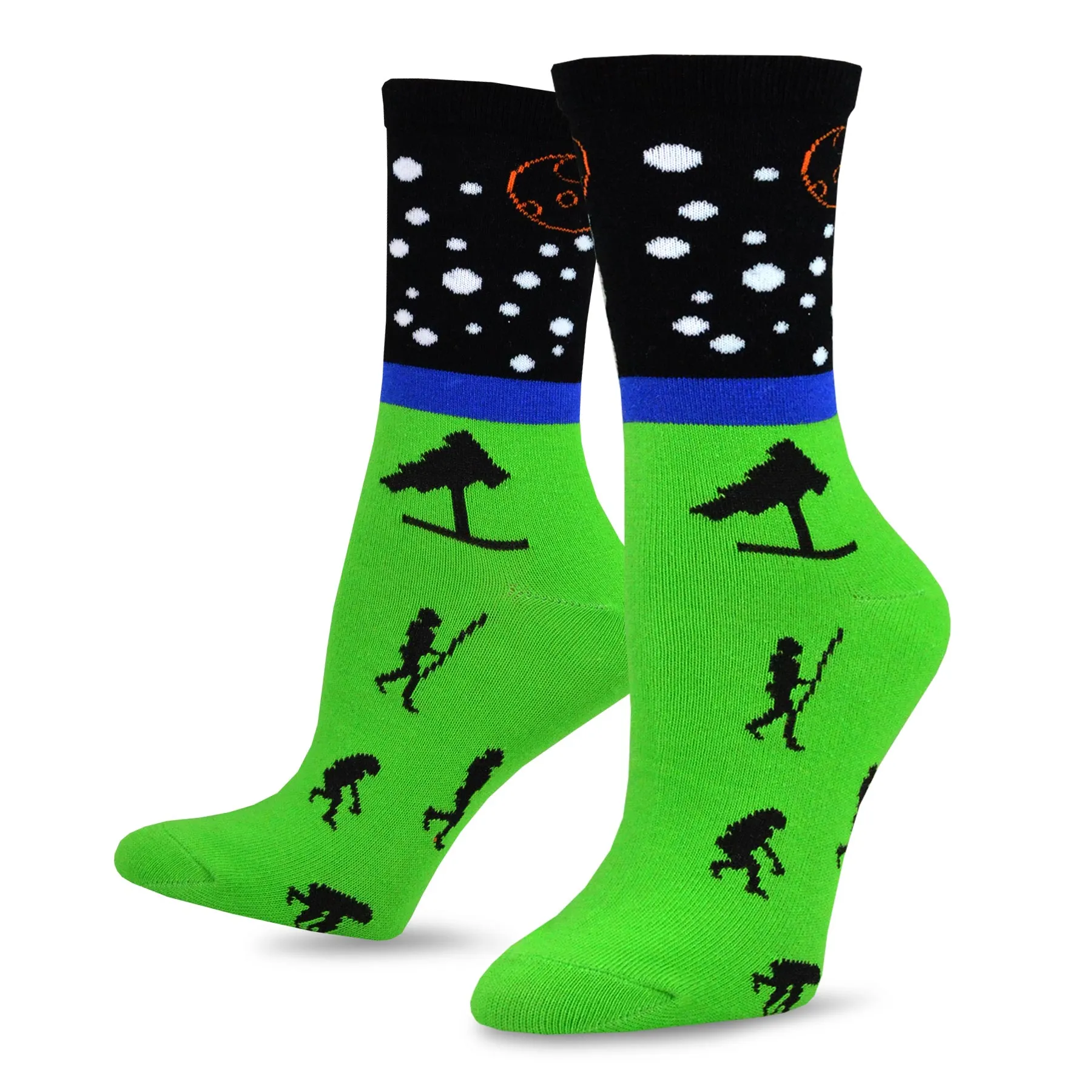 TeeHee Socks Women's Novelty Cotton Crew Education 5-Pack (12176)