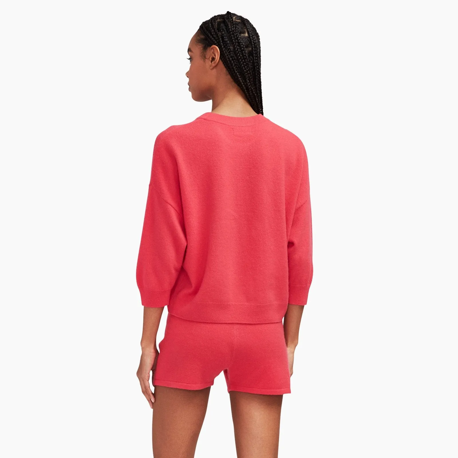 Three-Quarter Sleeve Sweatshirt