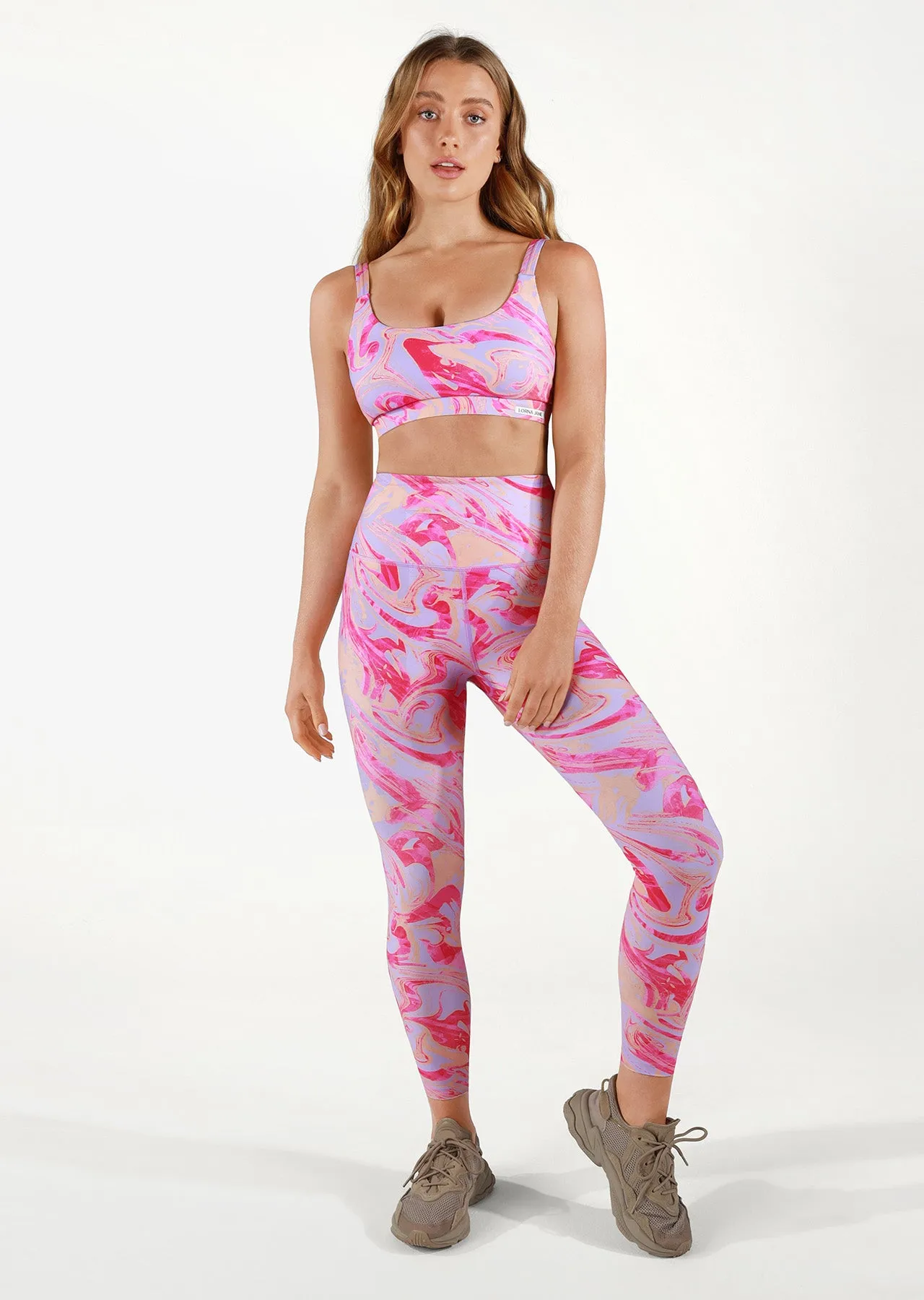 Vapour No Chafe Ankle Biter Leggings - Vapour Print