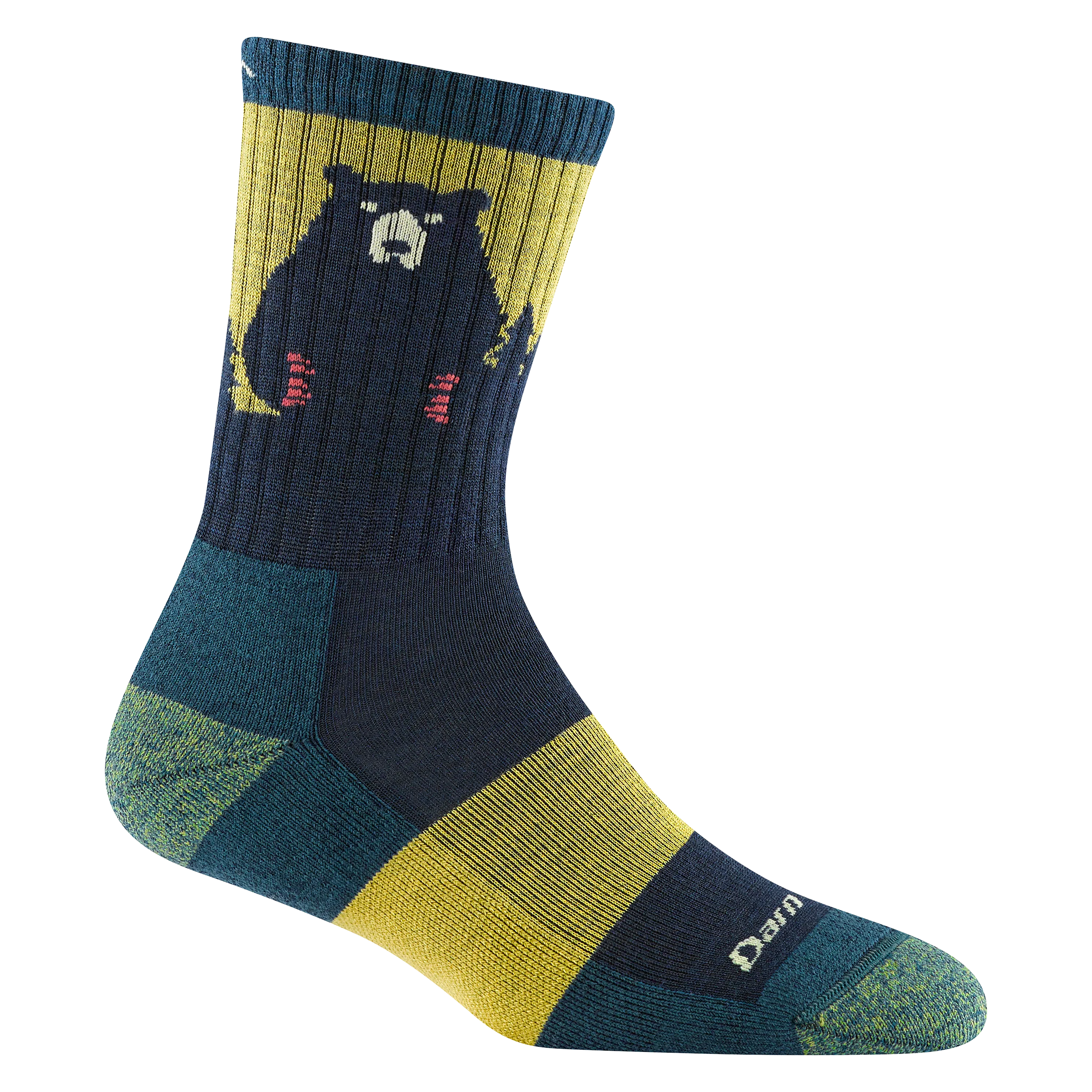 Women's Bear Town Micro Crew Lightweight Hiking Sock