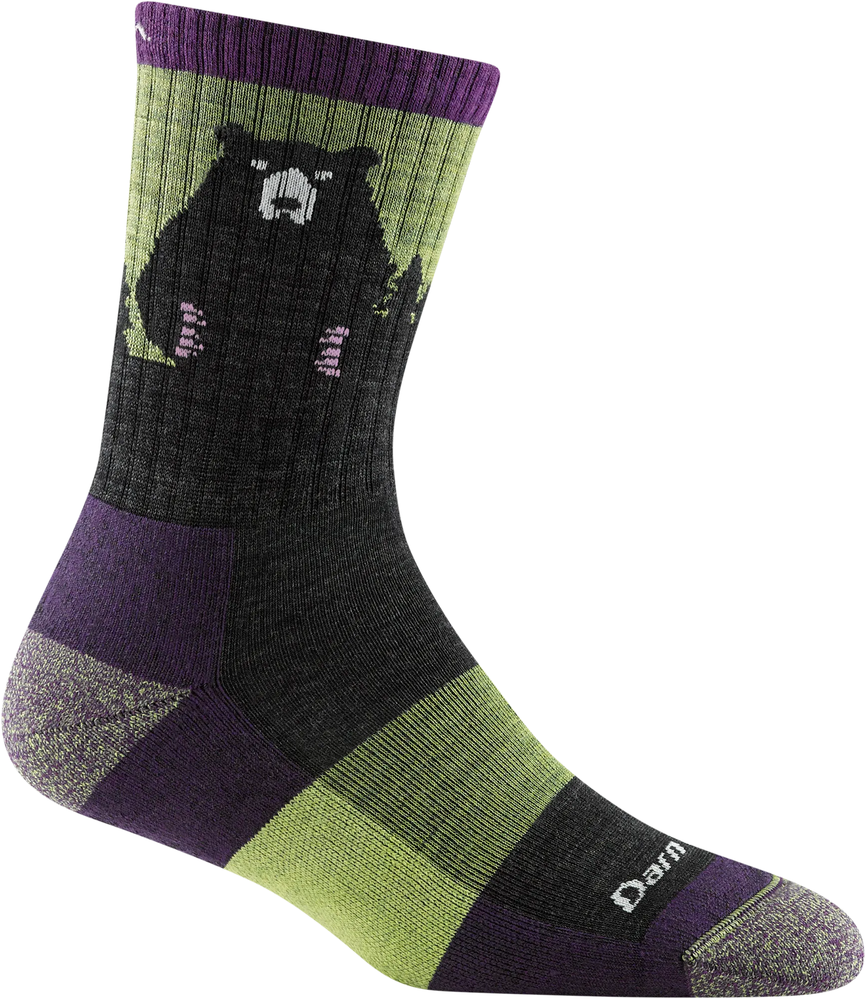 Women's Bear Town Micro Crew Lightweight Hiking Sock