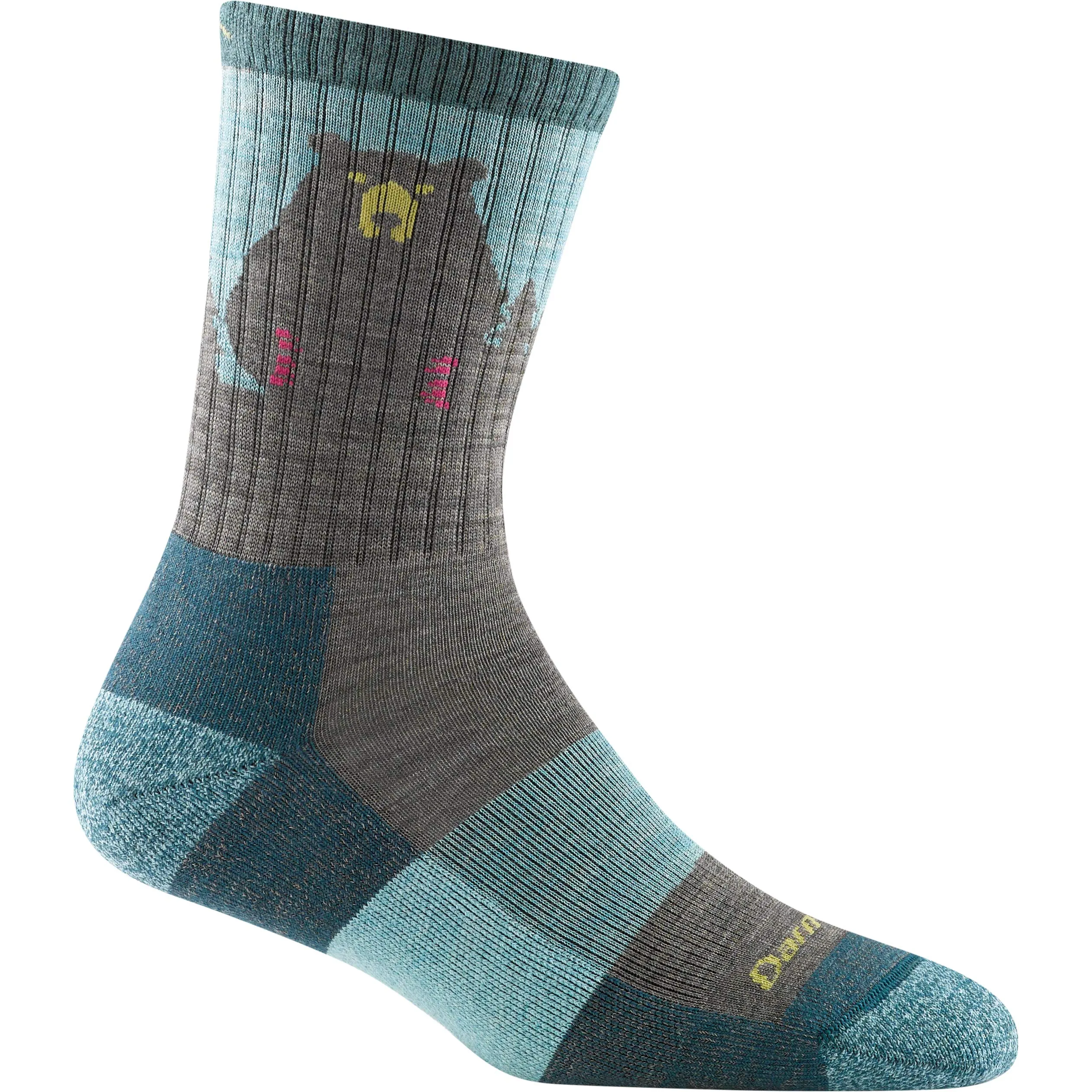 Women's Bear Town Micro Crew Lightweight Hiking Sock