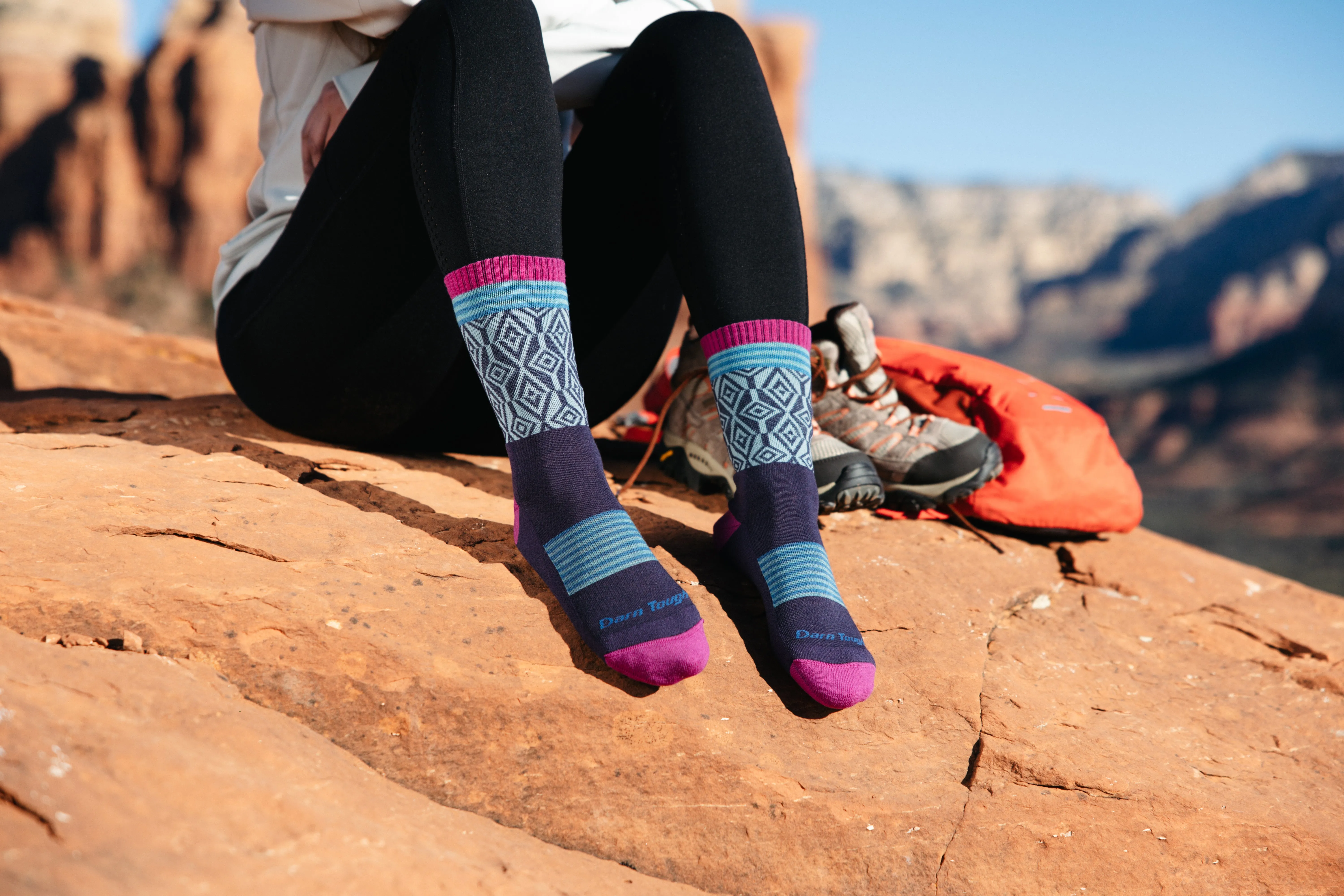 Women's Sobo Micro Crew Lightweight Hiking Sock