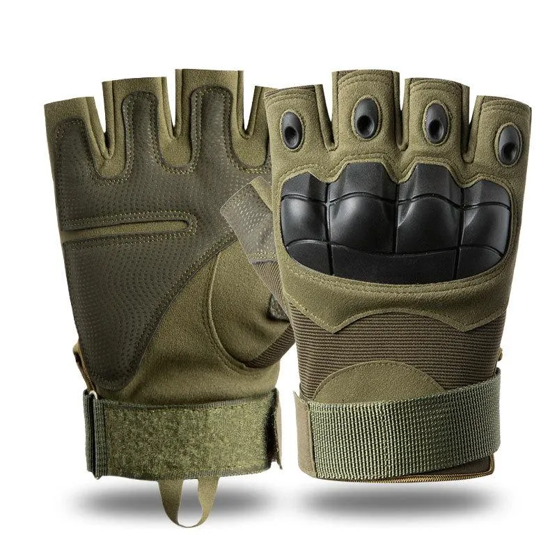 YSK GLOVE1: Full Finger / Half Finger Tactical Gloves (Climbing / Hiking / Hunting)